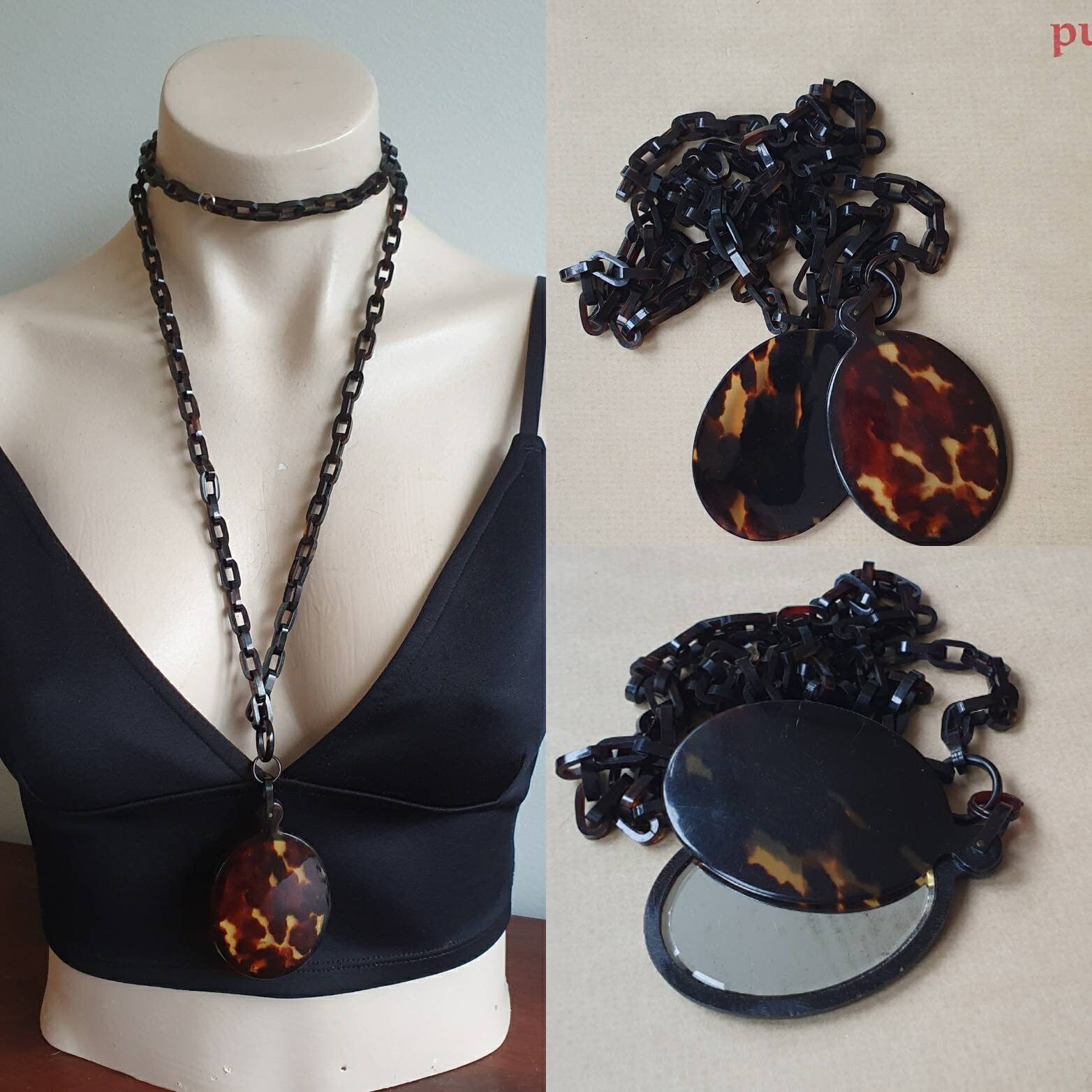 HUGE Tortoise Louis Vuitton Charm Necklace – Old Soul Vintage Jewelry