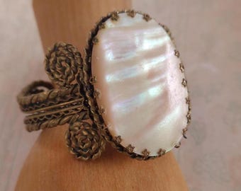 ヴィンテージ レッドエナメル エクスパンションブレスレット - 1960