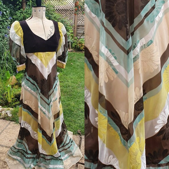 Vintage Kati by Laura Philips, 1970s Maxi Dress, F