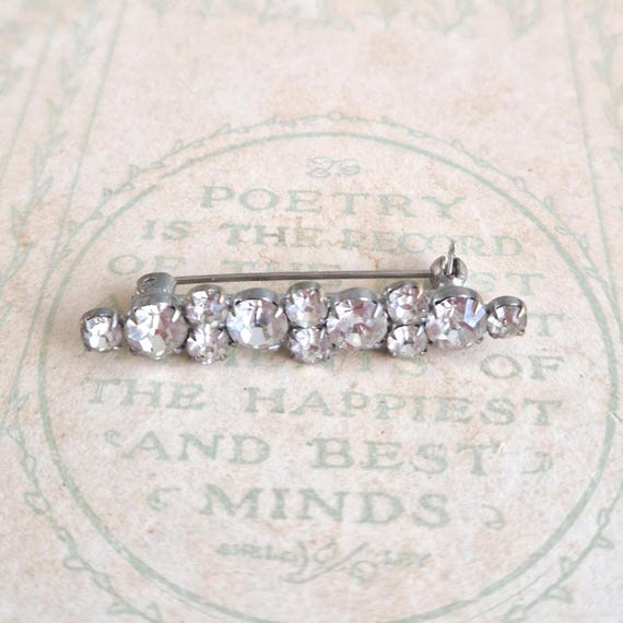Broche Vintage Avec Strass étincelants - Occasion, Accessoire De Mode Rétro - Parfaite Pour Customiser Une Veste Ou Un Chapeau