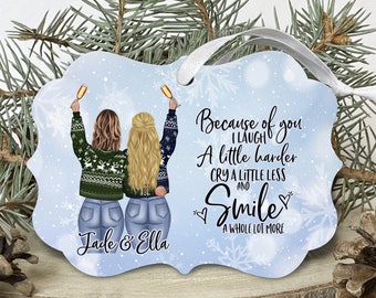 Personalized "best Friends Forever" Ornament - UK