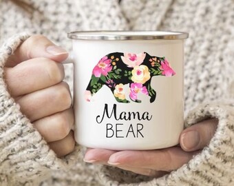 Mama Bear Camping Mug
