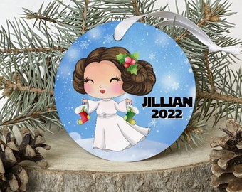 Kid's Space Wars Ornament, Christmas Ornament, Personalized Ornaments for Kids