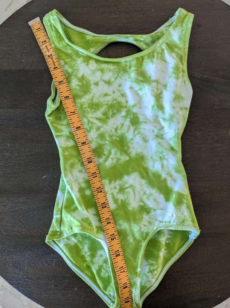 Girls Small 4-6 Leotard for Dance or Gymnastics Cross Back Style Tank PINK Tie-Dye Bodysuit