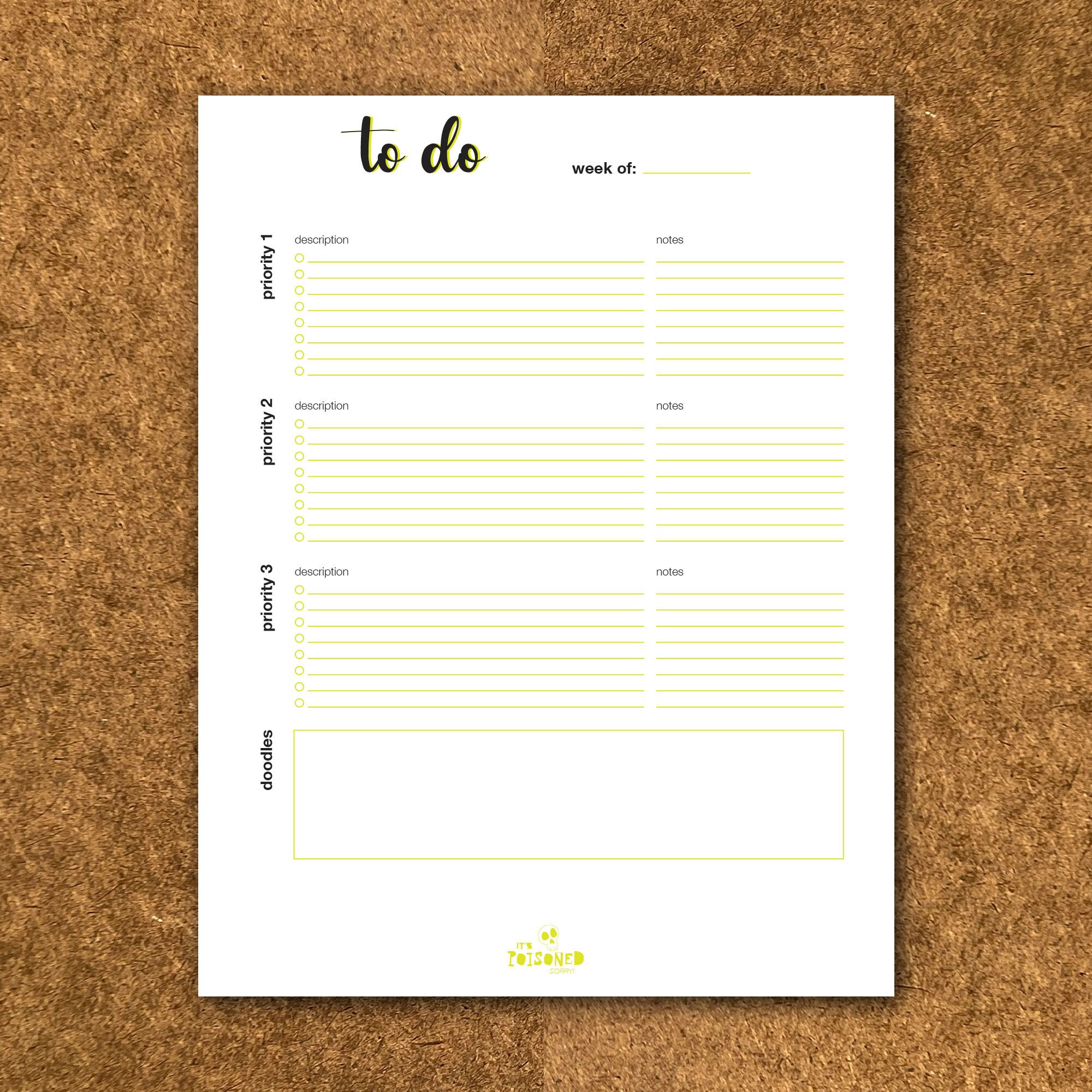 Organization Templates Instant Download Grocery List, Weekly Meal Plan ...