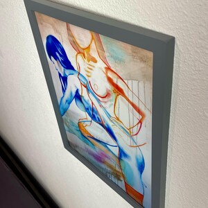 裸の女性の絵画キャンバスプリント、エロティック、セクシーな壁アート、寝室、ピンナップアート 画像 6