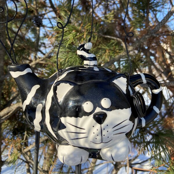 Teapot Birdhouse Etsy