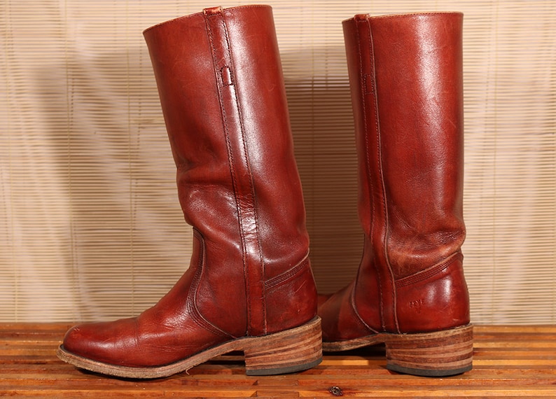 frye campus boot saddle
