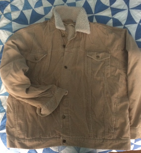corduroy jean style jacket XXL