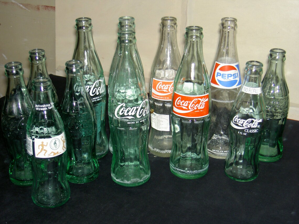 Vintage Pepsi Cola Coca Cola Bottles - Etsy