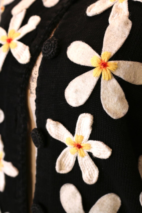 Vintage Cotton Short Sleeve Cardigan - image 4