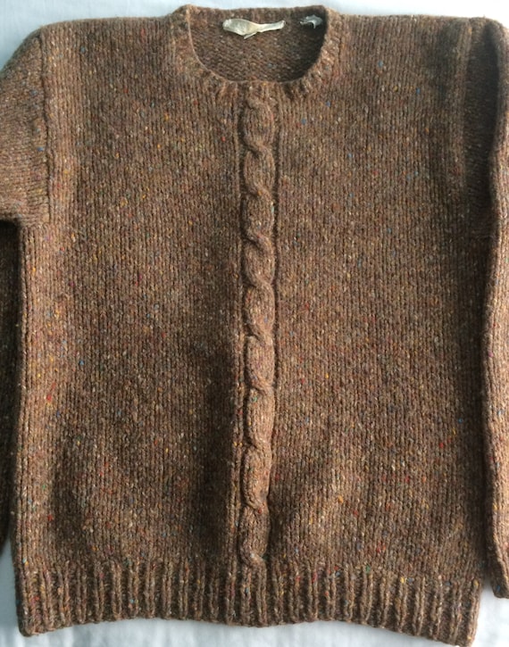Perry Ellis hand knit sweater