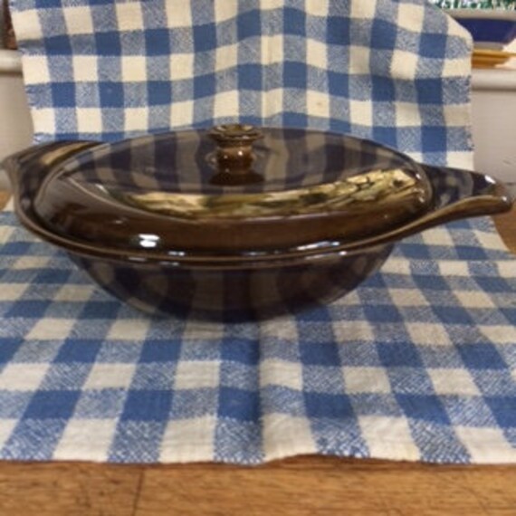 Russel Wright Covered Dish, Casserole, Dark Brown - Etsy