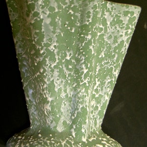 mid century spatter glaze vase