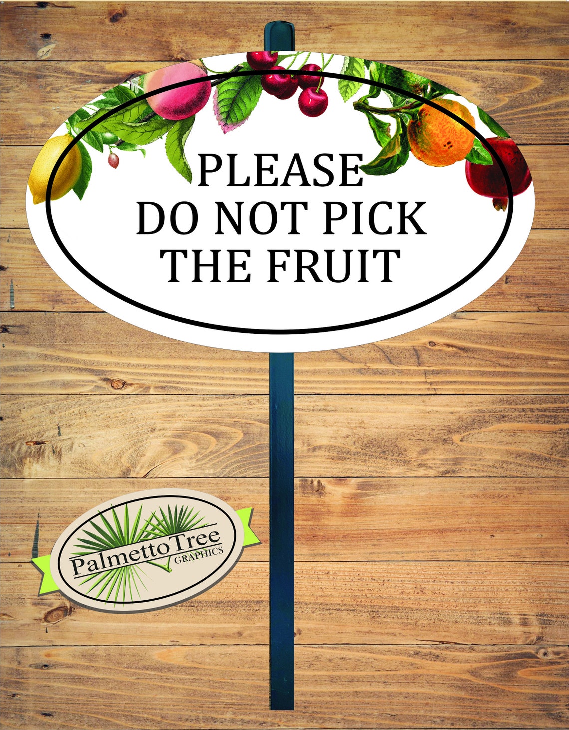 Sign Please Do Not Pick Fruit Etsy