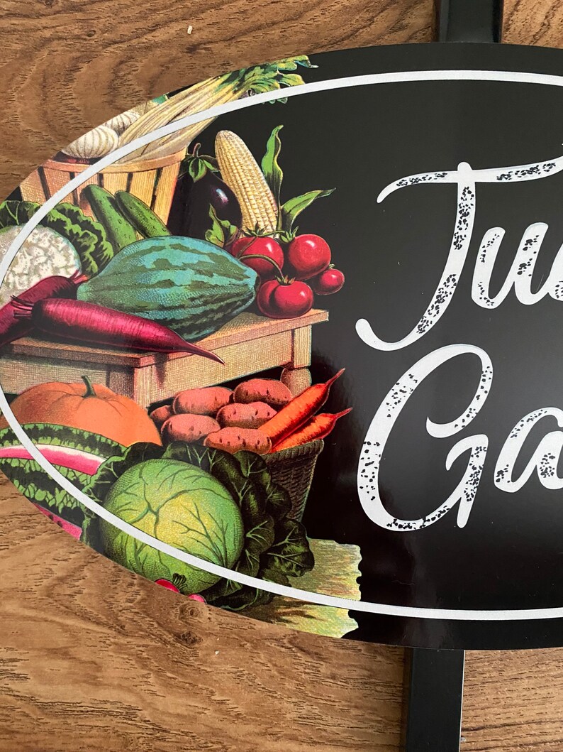 Personalized Vegetable Garden Sign Etsy