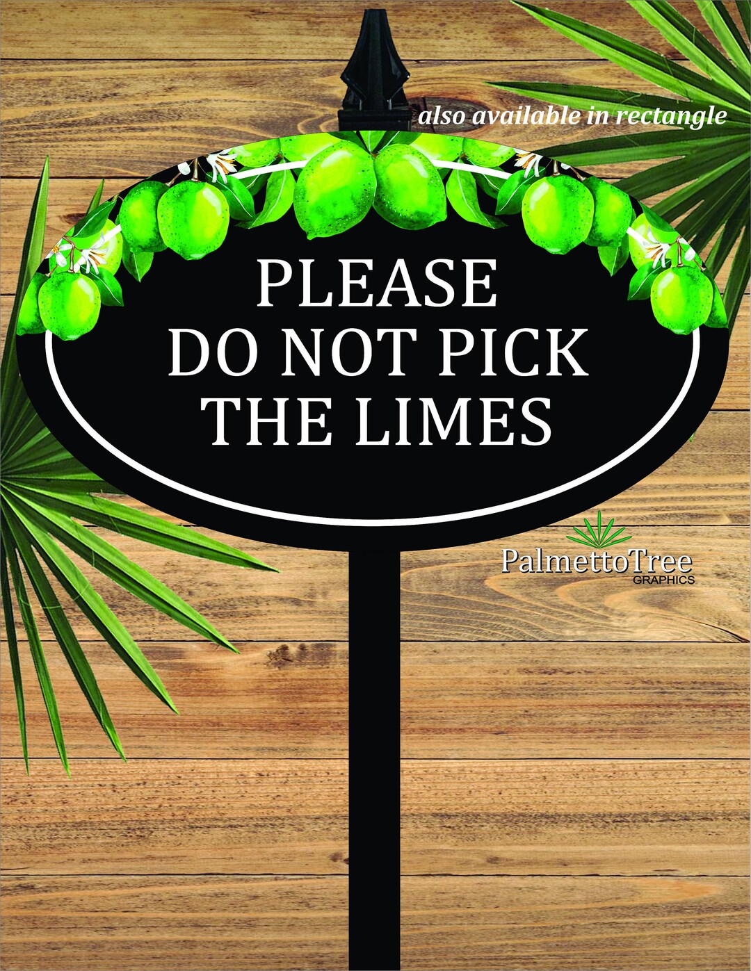 Please Do Not Pick Limes Sign With Stake Etsy