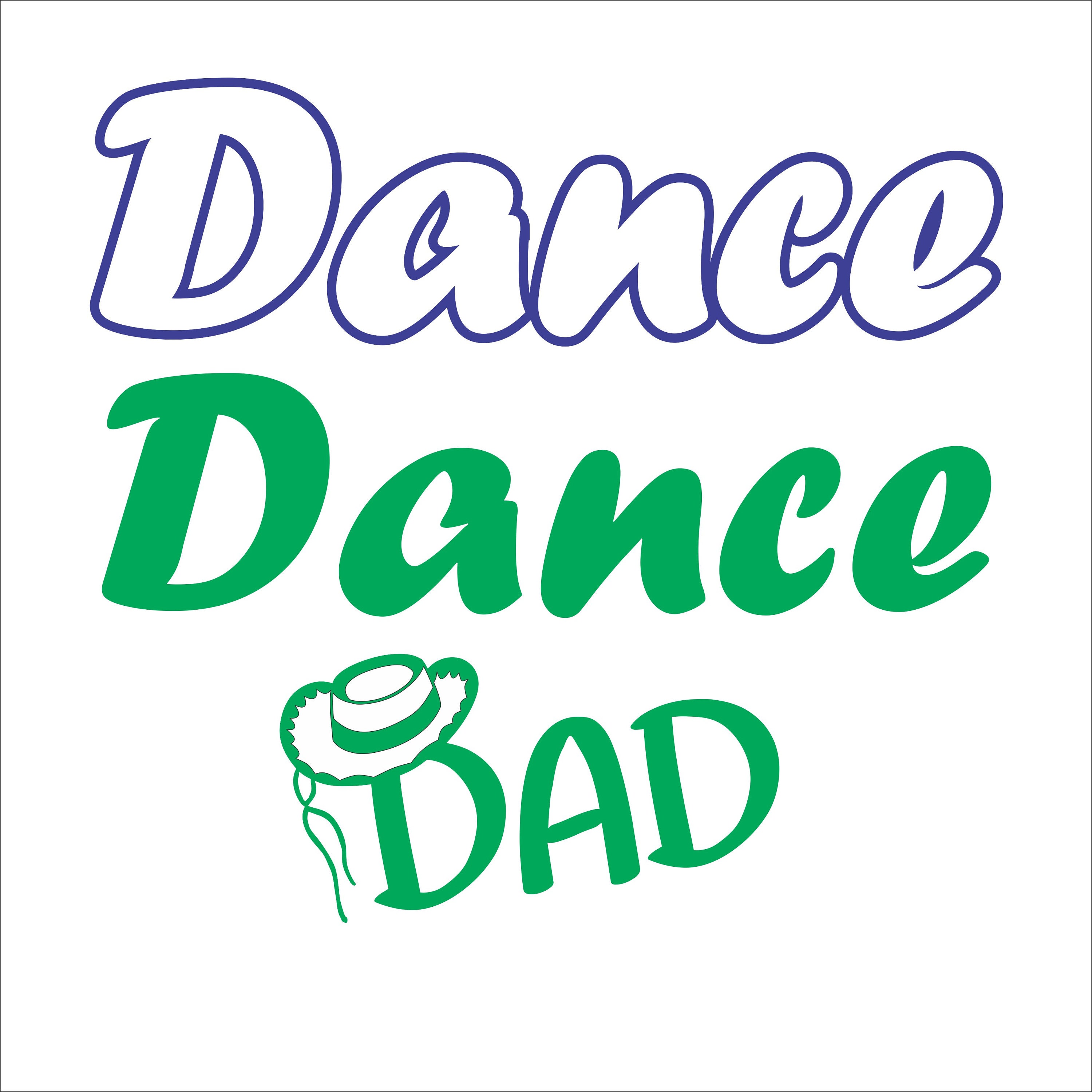 Download Dance Dad Hat Digital File SVG, ESP, PNG, Jpg File