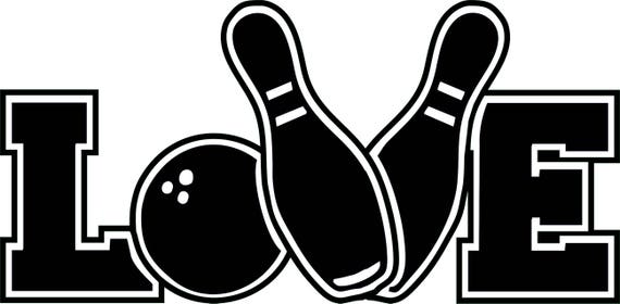 Bowling Love Digital File Svg Esp Png Jpg File Etsy