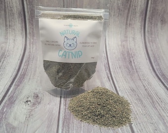 Finely Ground All-Natural Catnip, Potent Catnip Refill