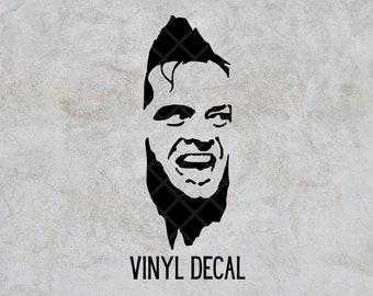Jack Torrance Vinyl Sticker, The Shining, Vinyl Decal, Car Decal, Laptop Decal, Permanent Vinyl Decal, Movie Decal, Horror Decal