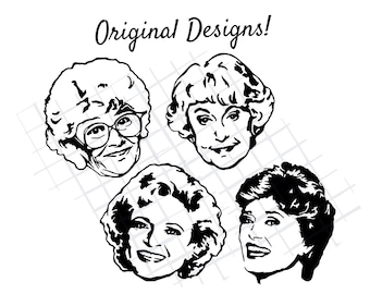 Golden Girls Vinyl Sticker Decal, Weather Resistant