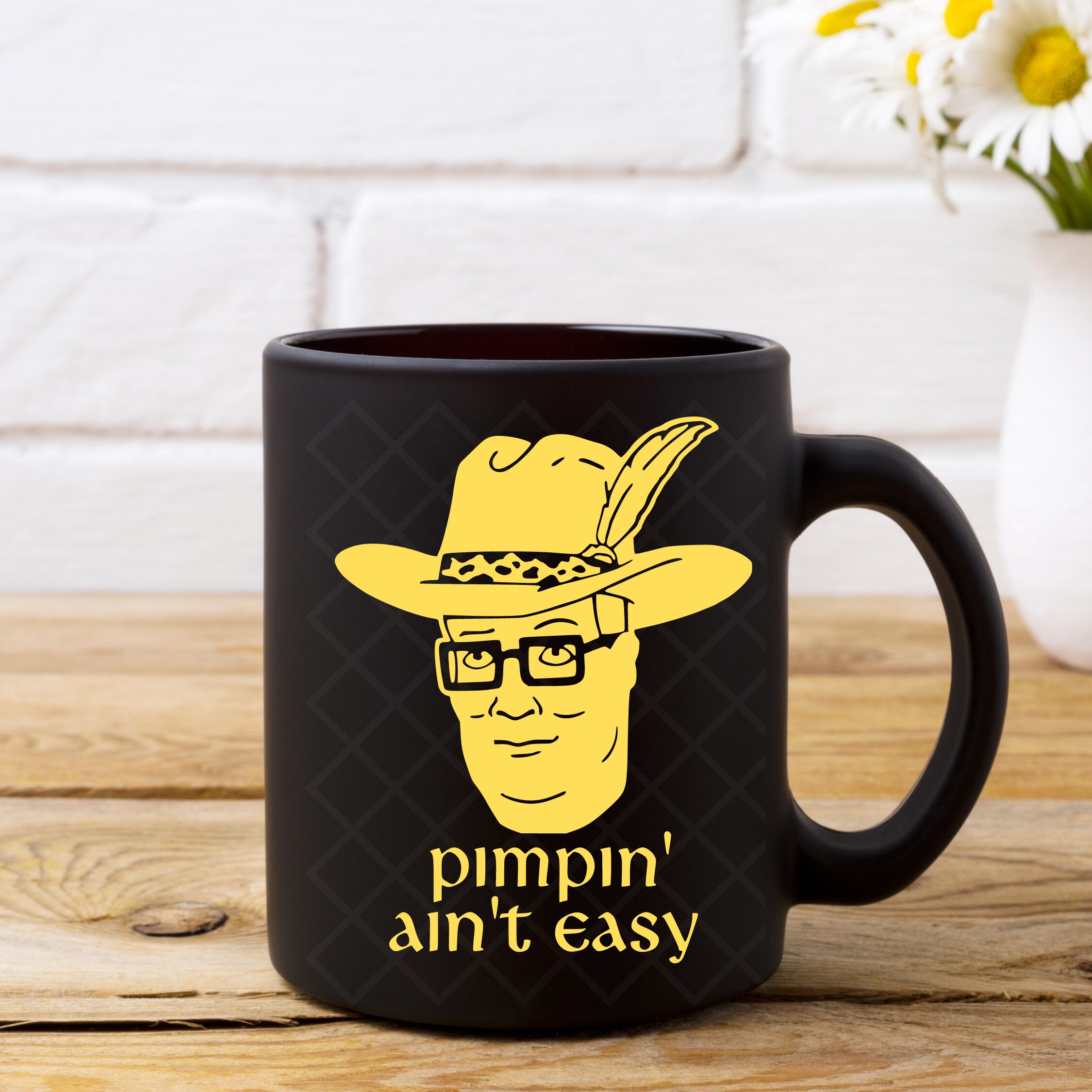 Hank Hill Pimp Vinyl Decal, King of the Hill Funny Sticker - Etsy, image size:2250x2250
