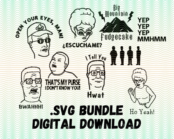 Buy King of the Hill Svg Bundle 9 Image Svg Bundle Bobby Hill Online in  India 