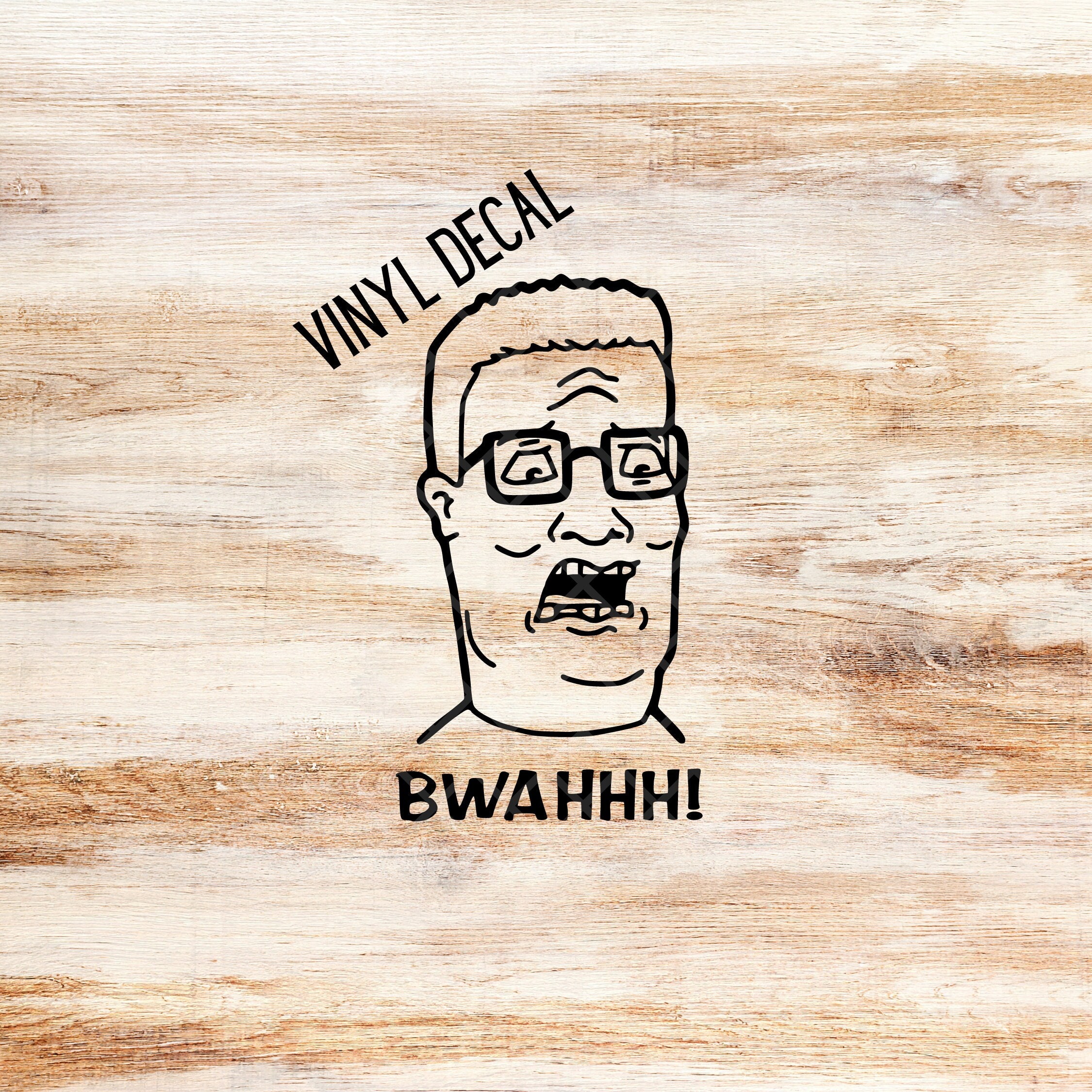 King of the Hill  Propane Hank Sticker