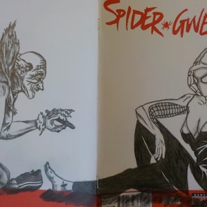 SPIDER-GWEN 1 Original Sketch Cover by Kid Ever Buy it and add yourself or another character image 1