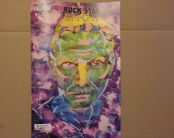 ROCK STAR HIGH #1/2 Comic Book,signed and sketched w/Triton Legacy Flip Side Origin Story by Kid Ever