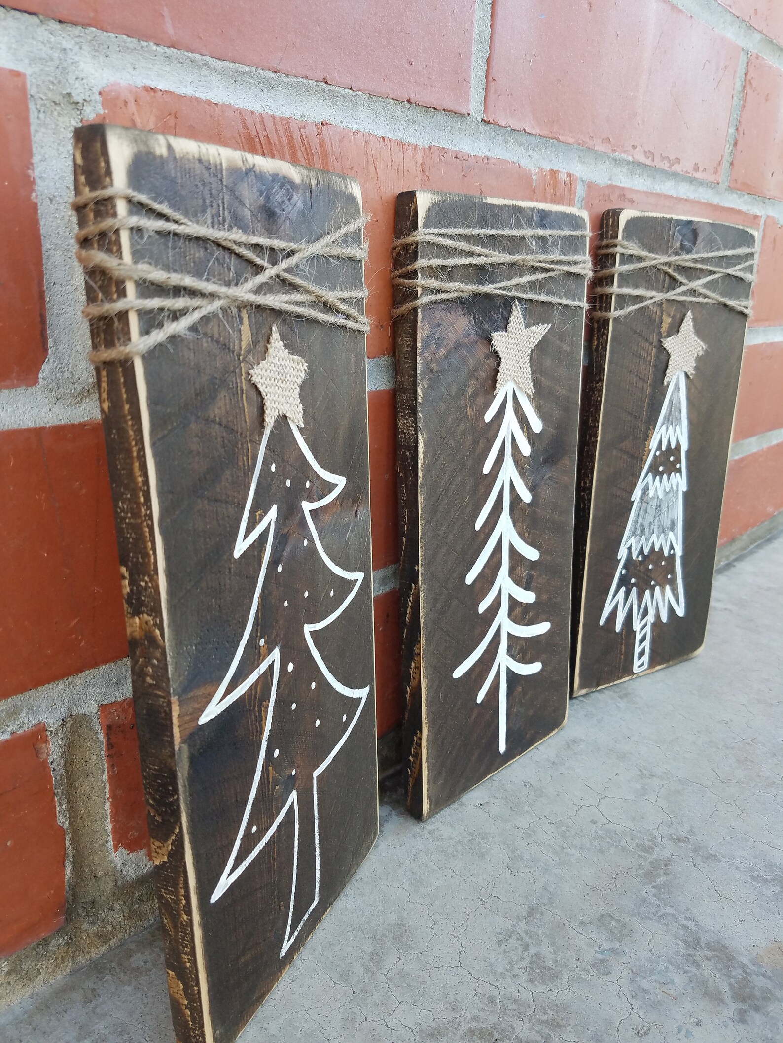 Christmas Tree Signs Wood Christmas Sign Christmas Decor Etsy