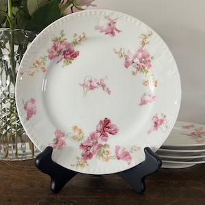 Set of Five Shabby Chic Limoges CH Field Haviland Salad Plates | Shabby Chic | Cottage Core | Grandma Coastal | Luncheon Plates