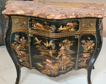 Louis XV Style Chinoiserie gorgeous Commode