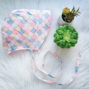 The Mermaid Bonnet / Baby Bonnet / Sunhat / Bonnet / Sunbonnet / Baby Sunhat