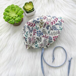 Colourful Foliage Bonnet / Baby Bonnet / Sunhat / Bonnet / Sunbonnet / Baby Sunhat