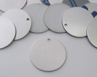 Metall Stanzrohlinge Groß Kreis Rohlinge Silber Rohlinge Silber Kreis Anhänger Blank Anhänger Hand Stanzen 1,5 "BULK Rohlinge 100Stk