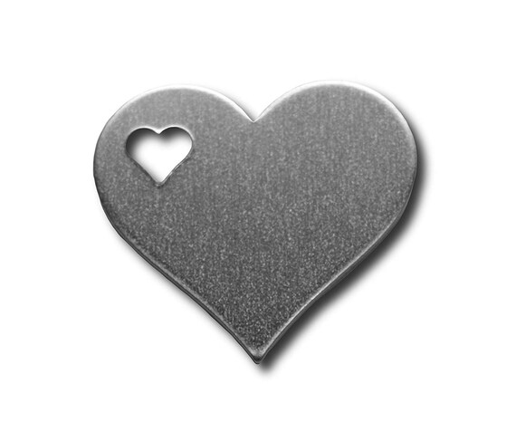 Buy Metal Stamping Blanks Heart Stamping Blanks Silver Blanks BULK