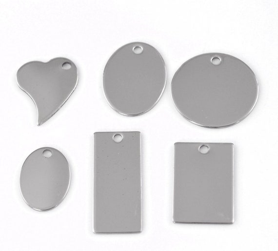 Steel Stamping Blanks Engraving Blanks Large Tag Blanks Metal