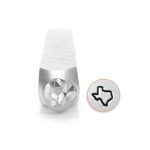 Texas Metal Stamp Design Stamp Metal Stamping Tools Steel Impressart Professional Tools  6mm Impression