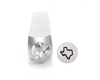 Texas metalen stempel ontwerpstempel metalen stempelgereedschap staal Impressart professioneel gereedschap 6 mm afdruk
