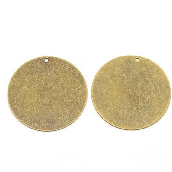 Metal Stamping Blanks Large Circle Blanks Bronze Blanks Brass