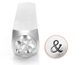 AND Stamp Ampersand Stamp Metal Stamp 6mm Word Stamp Metal Stamping Tools Steel Impressart Stamp Professional Tools