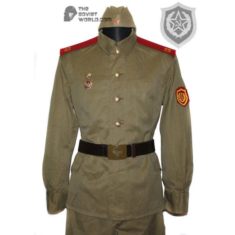 Authentic Soviet Russian Military Soldier Army trouser belt