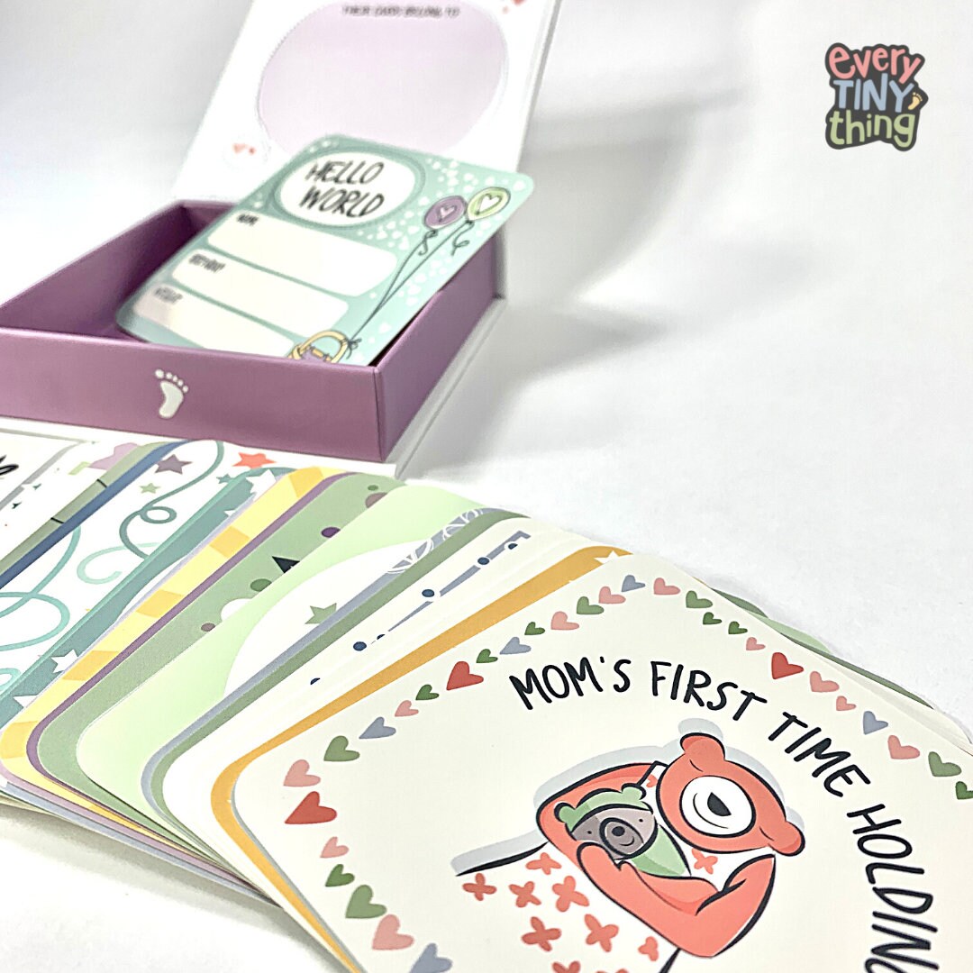 NICU Milestone Photo Cards - Etsy