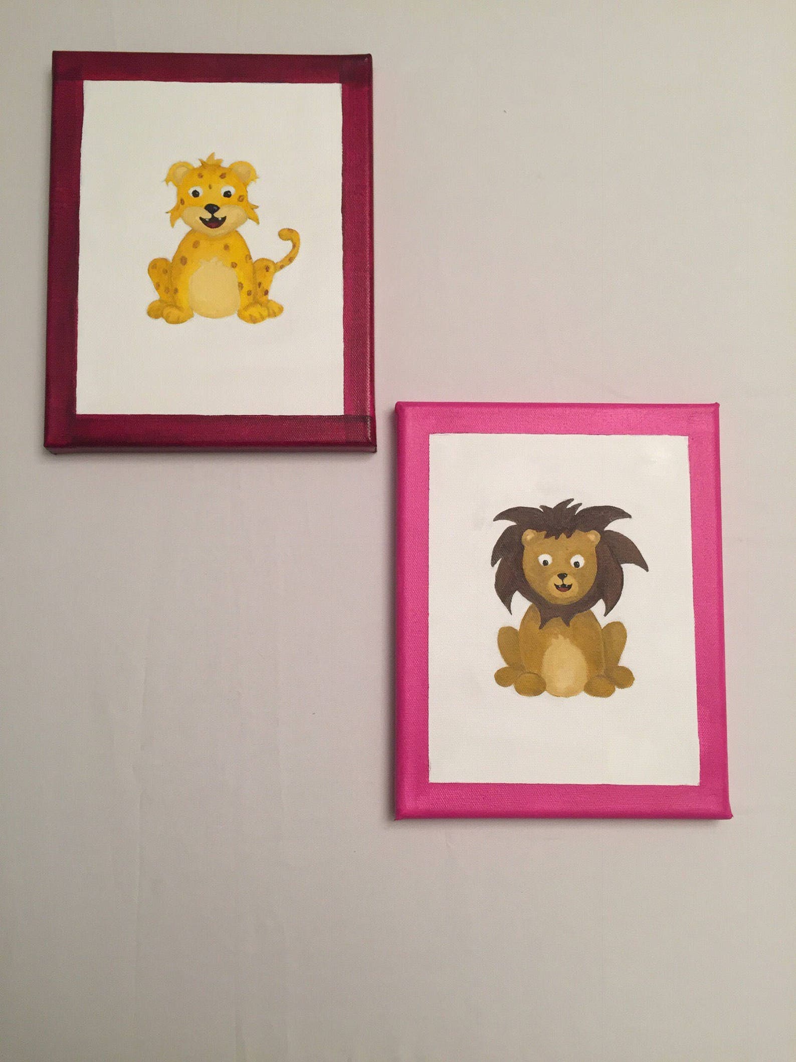 Safari Nursery Baby Lion Nursery Baby Lion Wall Art Baby Etsy