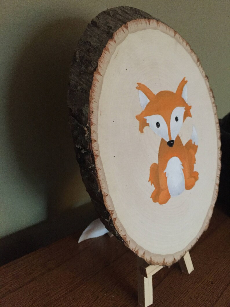 Woodland Fox Nursery Decor/nursery Fox Wall Art/woodland Creature