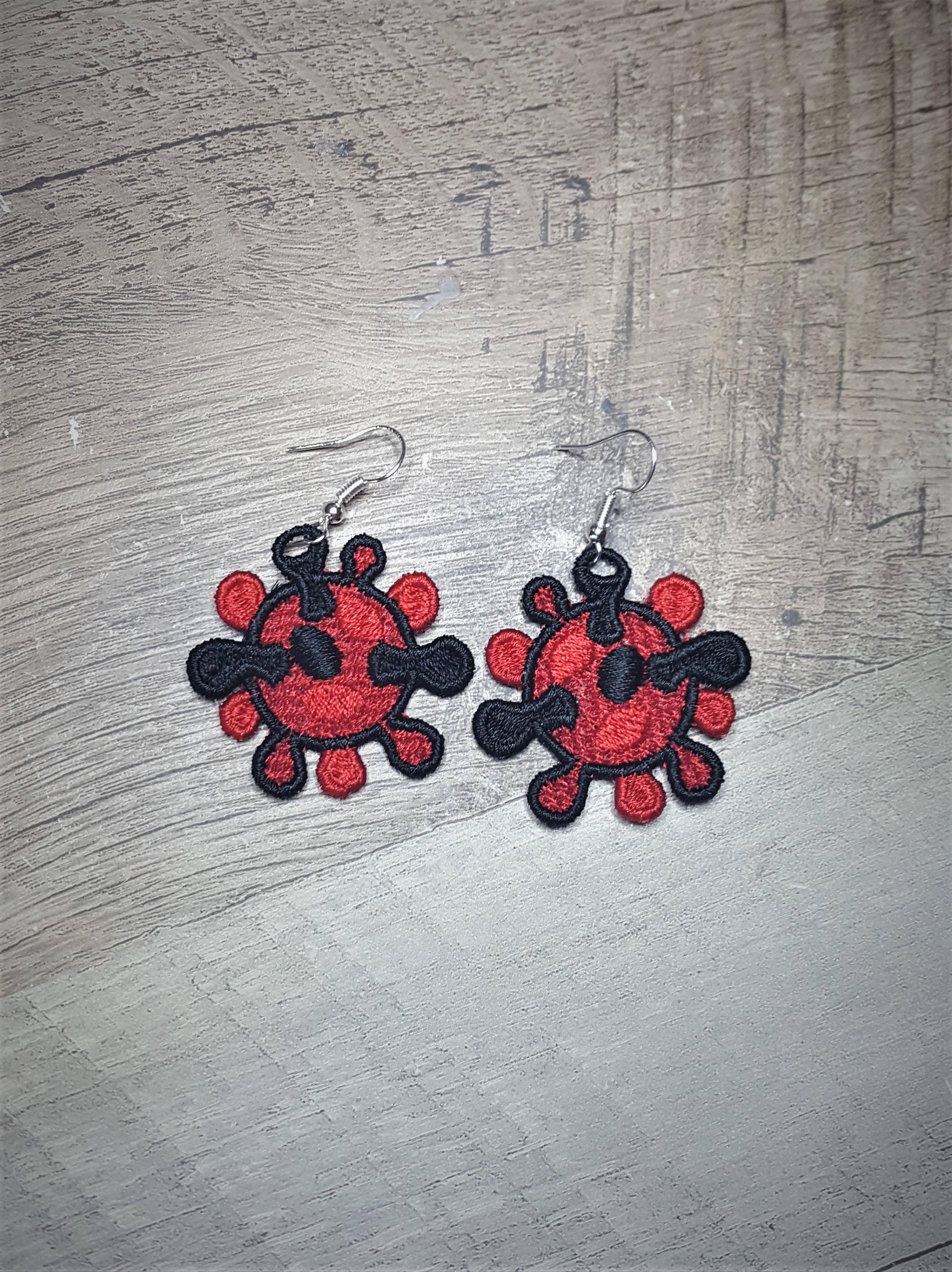 Virus Embroidery - Etsy