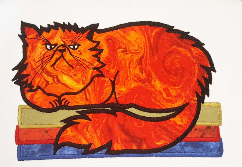 Persian cat applique  embroidery design  harry potter quilt  etsy Persian cat applique  embroidery design  harry potter quilt  etsy
