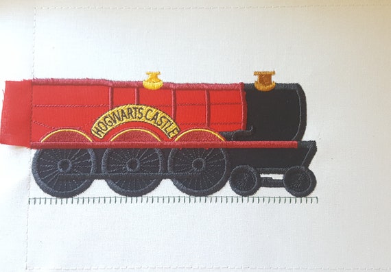 Locomotive Applique embroidery design Train Harry Potter Applique quilt blocks